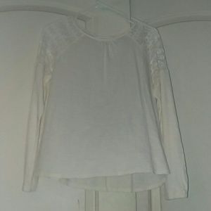 A white long sleeve